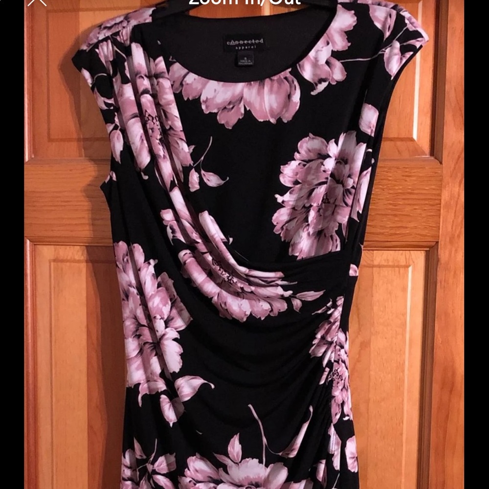 Faux wrap dress